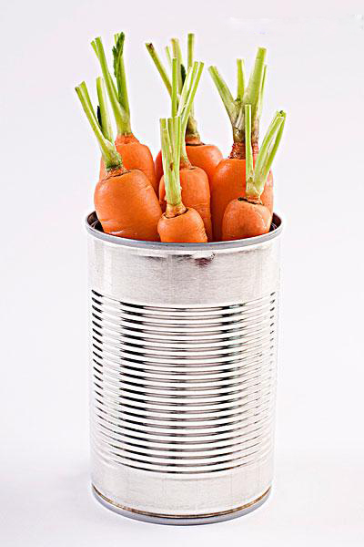 Carrots in Cans